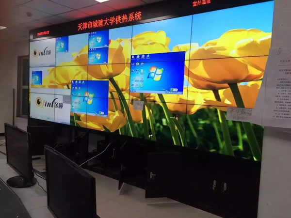 3*5 55寸拼接屏天津城建大学案例展示