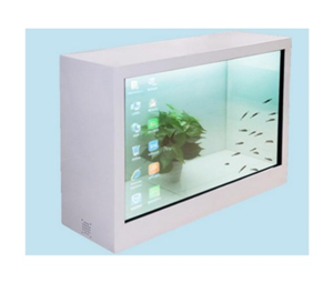 32 inch transparent cabinet infrared advertising machine - computer model