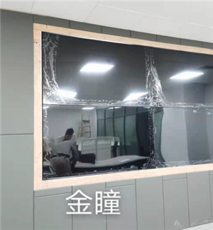 广东中山中国电信分公司65寸3.5mm2X2分配器+壁挂支架